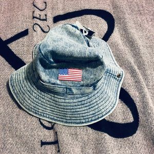 America Denim bucket hat